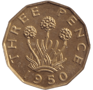 1950 THREEPENCE ( PROOF ) - THREEPENCE - Cambridgeshire Coins