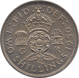 1950 TWO SHILLINGS ( PROOF ) - FLORIN - Cambridgeshire Coins