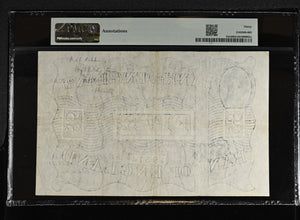 1950 WHITE FIVE POUNDS BANKNOTE BEALE PMG 30 VERY FINE R55062750 - PMG CERTIFIED ENGLISH BANKNOTES - Cambridgeshire Coins