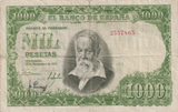 1951 1000 PESTAS BANKNOTE SPAIN REF-1589 - WORLD BANKNOTES - Cambridgeshire Coins