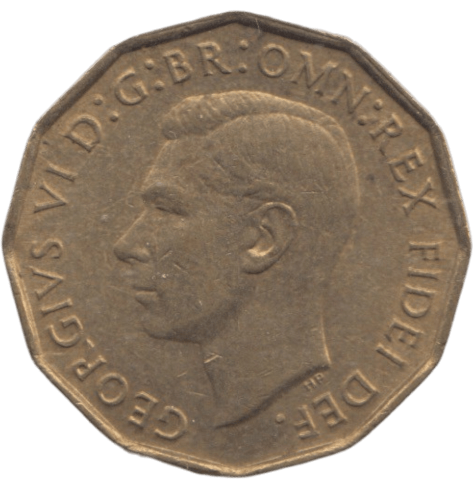 1951 BRASS THREEPENCE ( AUNC ) REF 14 - THREEPENCE - Cambridgeshire Coins