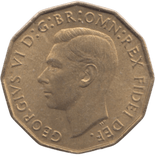 1951 BRASS THREEPENCE ( AUNC ) REF 15 - THREEPENCE - Cambridgeshire Coins