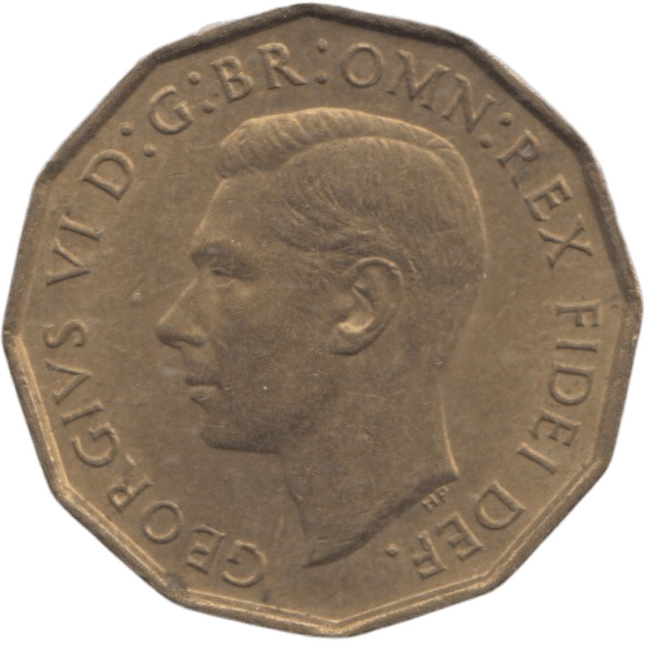 1951 BRASS THREEPENCE ( AUNC ) REF 18 - THREEPENCE - Cambridgeshire Coins