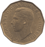1951 BRASS THREEPENCE ( AUNC ) REF 18 - THREEPENCE - Cambridgeshire Coins
