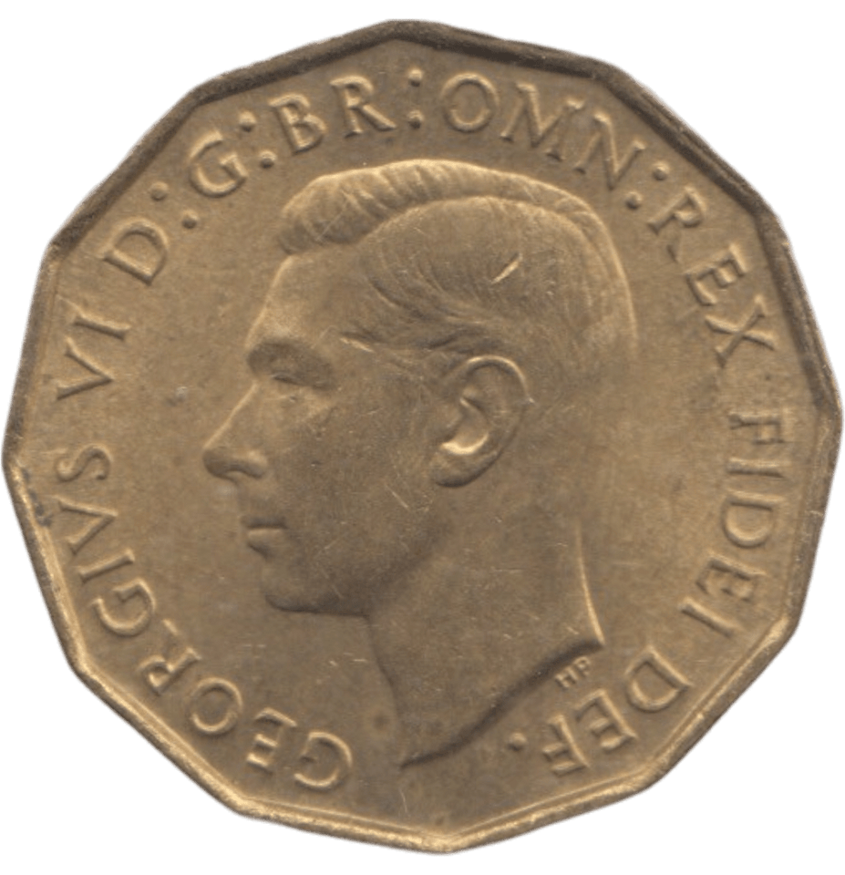 1951 BRASS THREEPENCE ( AUNC ) REF 20 - THREEPENCE - Cambridgeshire Coins