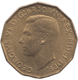 1951 BRASS THREEPENCE ( AUNC ) REF 6 - THREEPENCE - Cambridgeshire Coins