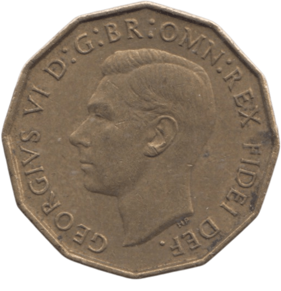 1951 BRASS THREEPENCE ( AUNC ) REF 8 - THREEPENCE - Cambridgeshire Coins