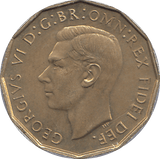 1951 BRASS THREEPENCE ( UNC ) - THREEPENCE - Cambridgeshire Coins