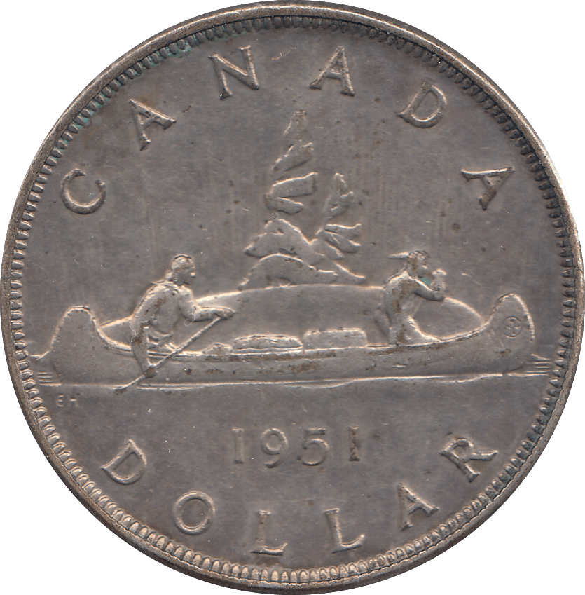 1951 CANADA DOLLAR - WORLD COINS - Cambridgeshire Coins
