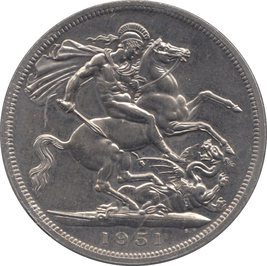 1951 CROWN ( UNC ) - CROWN - Cambridgeshire Coins