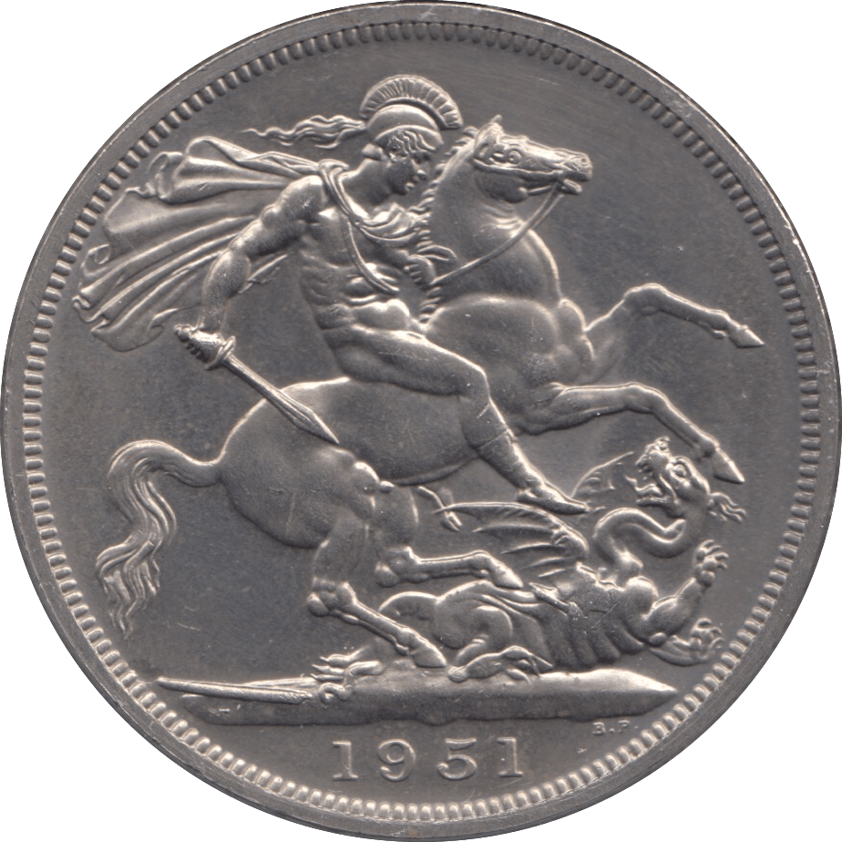 1951 CROWN ( UNC ) - CROWN - Cambridgeshire Coins