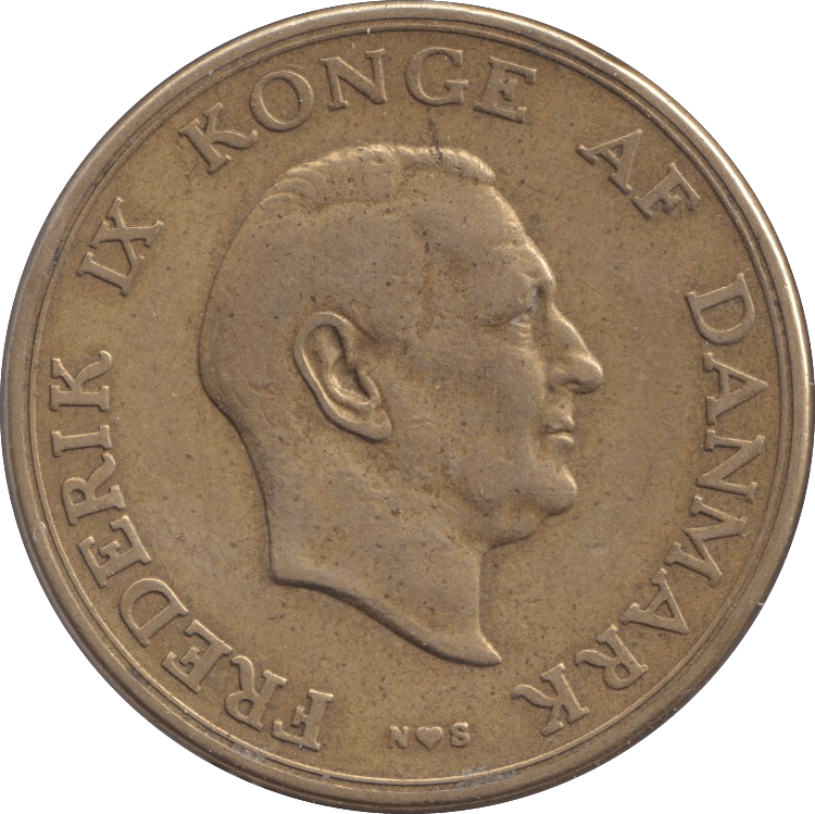 1951 DANISH 2 KRONER - Silver Proof - Cambridgeshire Coins