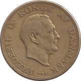 1951 DANISH 2 KRONER - Silver Proof - Cambridgeshire Coins