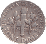 1951 DIME USA - WORLD COINS - Cambridgeshire Coins