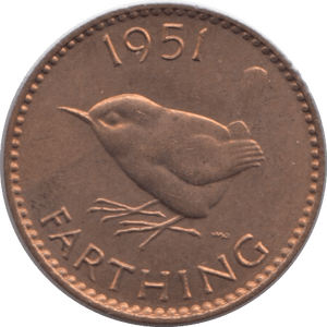 1951 FARTHING ( AUNC ) - Farthing - Cambridgeshire Coins
