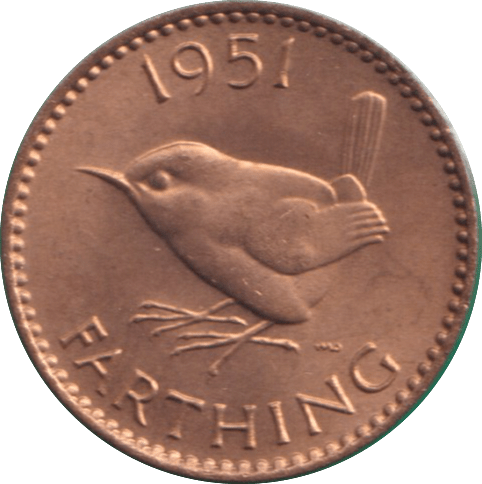 1951 FARTHING ( BU ) - FARTHING - Cambridgeshire Coins