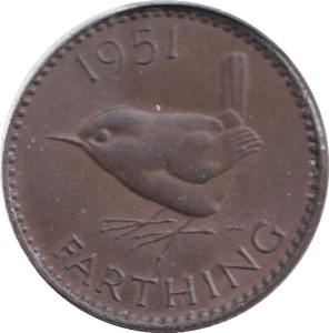 1951 FARTHING ( EF ) - FARTHING - Cambridgeshire Coins