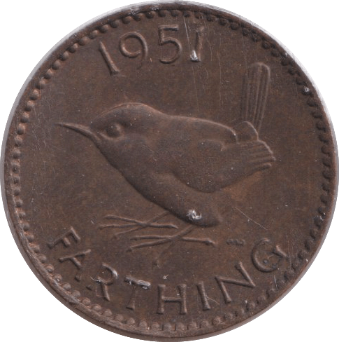 1951 FARTHING ( EF ) - FARTHING - Cambridgeshire Coins
