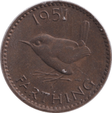 1951 FARTHING ( EF ) - FARTHING - Cambridgeshire Coins
