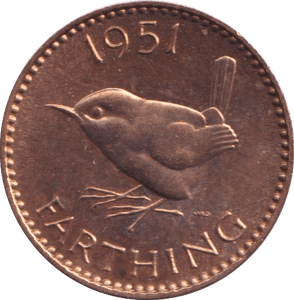 1951 FARTHING ( PROOF ) - FARTHING - Cambridgeshire Coins