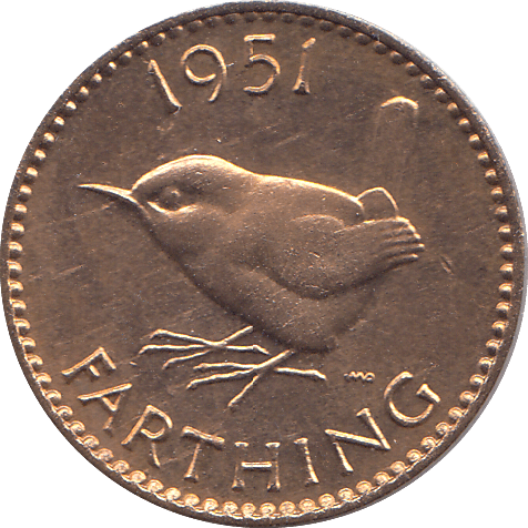 1951 FARTHING ( PROOF ) - FARTHING - Cambridgeshire Coins