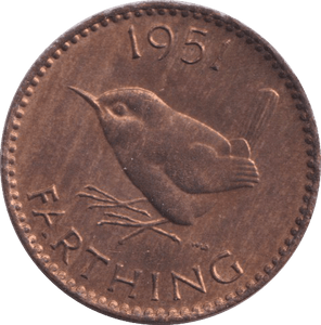1951 FARTHING ( UNC ) - FARTHING - Cambridgeshire Coins