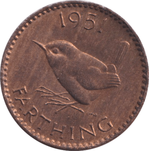 1951 FARTHING ( UNC ) - FARTHING - Cambridgeshire Coins