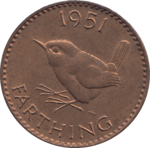 1951 FARTHING ( UNC ) - FARTHING - Cambridgeshire Coins
