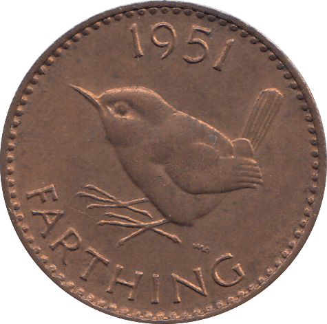 1951 FARTHING ( UNC ) - FARTHING - Cambridgeshire Coins