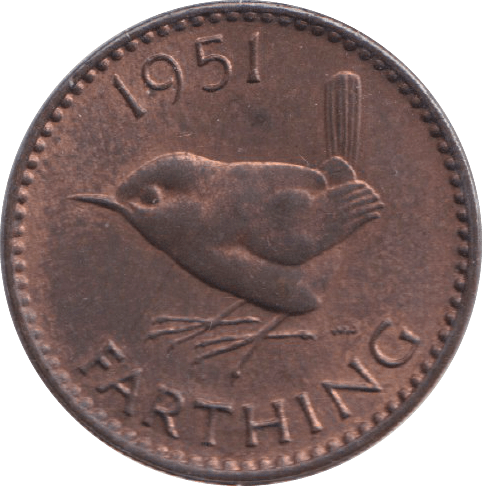 1951 FARTHING ( UNC ) - WORLD COINS - Cambridgeshire Coins
