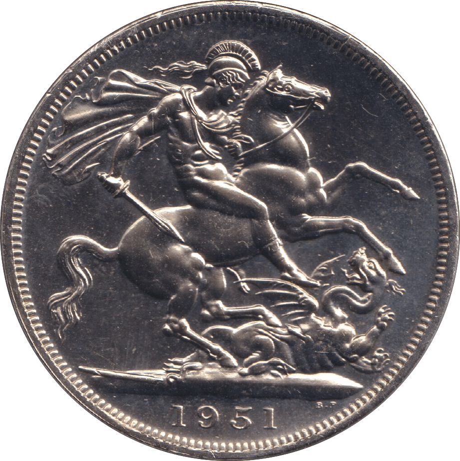 1951 FIVE SHILLINGS - WORLD COINS - Cambridgeshire Coins