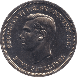 1951 FIVE SHILLINGS - WORLD COINS - Cambridgeshire Coins