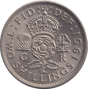 1951 FLORIN ( UNC ) - FLORIN - Cambridgeshire Coins