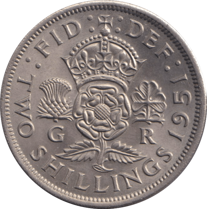 1951 FLORIN ( UNC ) - FLORIN - Cambridgeshire Coins