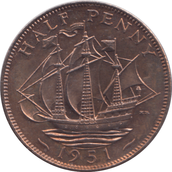 1951 HALF PENNY ( PROOF ) - HALFPENNY - Cambridgeshire Coins