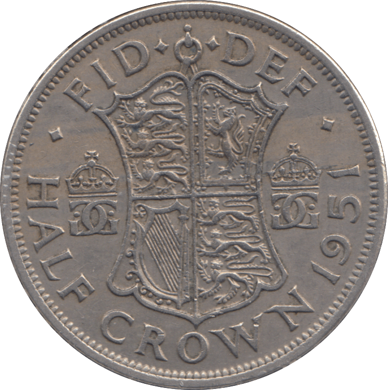 1951 HALFCROWN ( AUNC ) - HALFCROWN - Cambridgeshire Coins