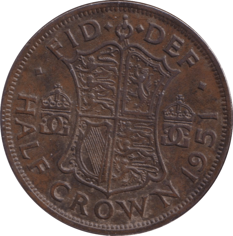 1951 HALFCROWN ( EF ) - HALFCROWN - Cambridgeshire Coins