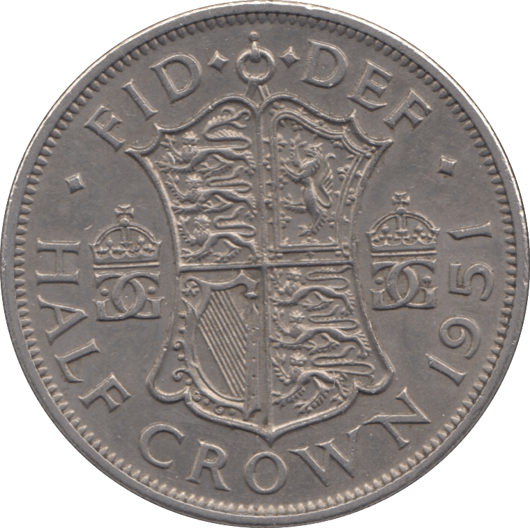 1951 HALFCROWN ( EF ) - Halfcrown - Cambridgeshire Coins