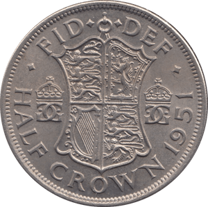 1951 HALFCROWN ( UNC ) - HALFCROWN - Cambridgeshire Coins