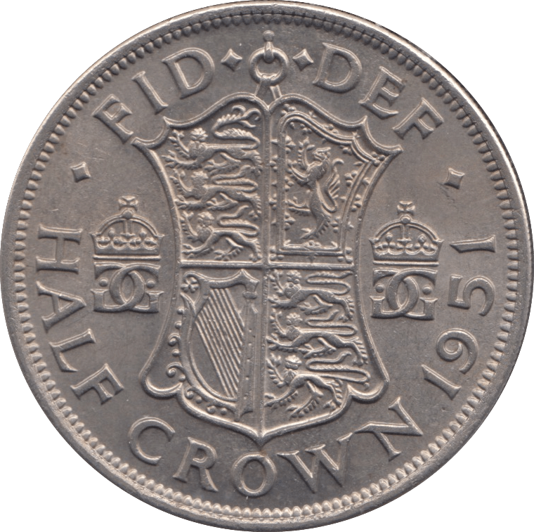 1951 HALFCROWN ( UNC ) - HALFCROWN - Cambridgeshire Coins