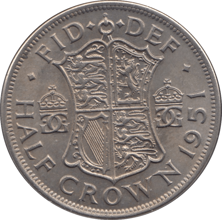 1951 HALFCROWN ( UNC ) - Halfcrown - Cambridgeshire Coins