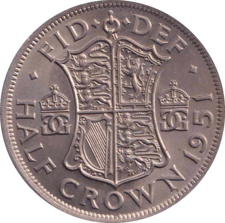 1951 HALFCROWN ( UNC ) - Halfcrown - Cambridgeshire Coins