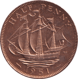 1951 HALFPENNY ( PROOF ) - HALFPENNY - Cambridgeshire Coins