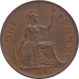 1951 ONE PENNY ( AUNC ) - WORLD COINS - Cambridgeshire Coins