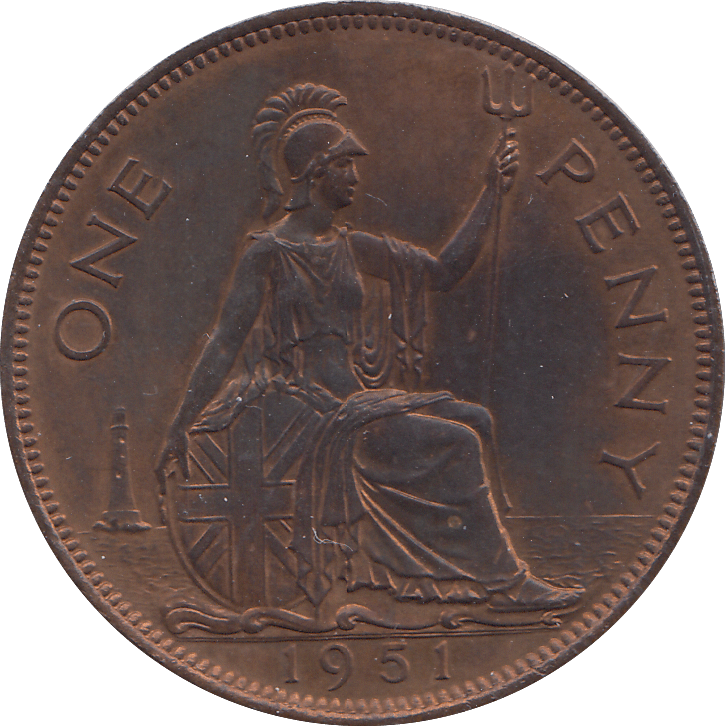 1951 ONE PENNY ( PROOF ) - WORLD COINS - Cambridgeshire Coins