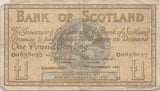 1951 ONE POUND BANKNOTE SCOTLAND - World Banknotes - Cambridgeshire Coins