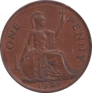 1951 PENNY ( AUNC ) - PENNY - Cambridgeshire Coins