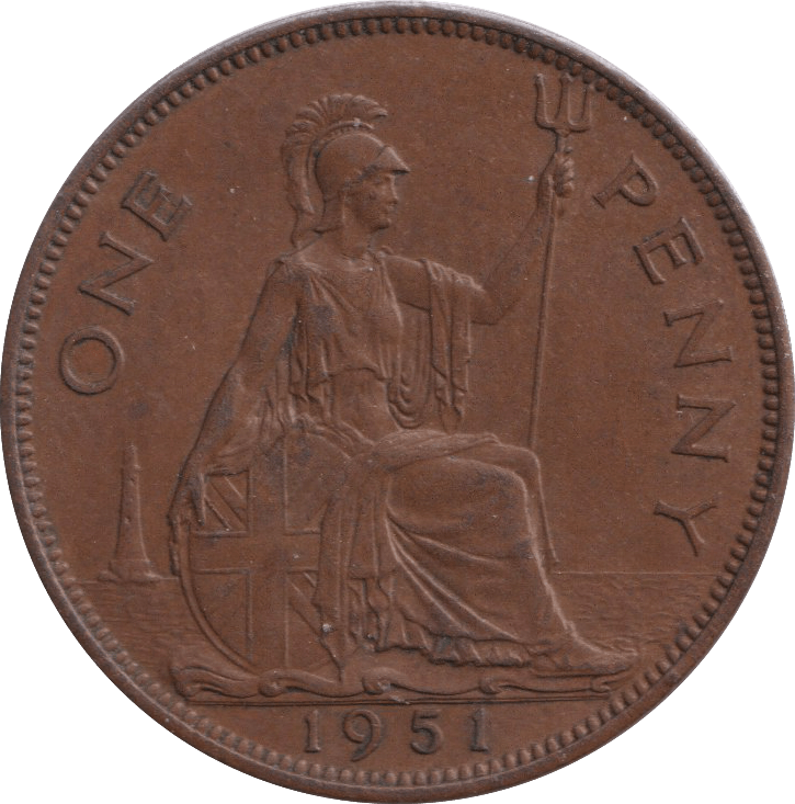 1951 PENNY ( AUNC ) - PENNY - Cambridgeshire Coins