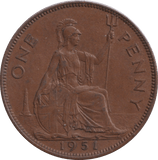1951 PENNY ( AUNC ) - PENNY - Cambridgeshire Coins