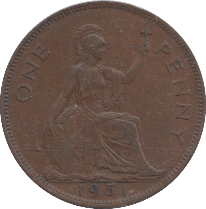 1951 PENNY ( EF ) - PENNY - Cambridgeshire Coins